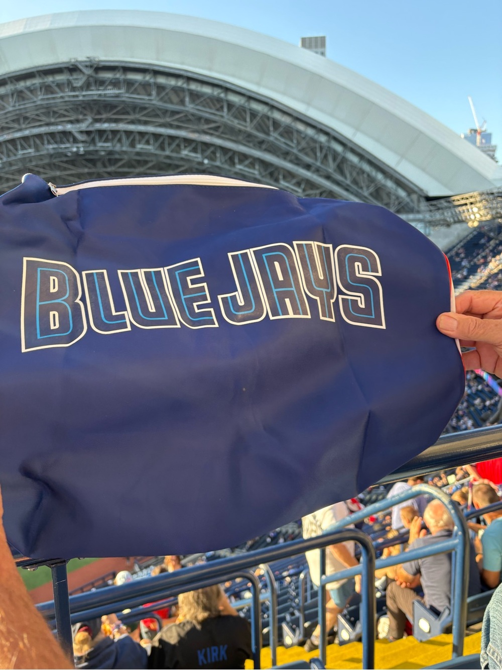 Blue Jay Duffle Bag with Red Strap Accents Giveaway 50th Anniversary - Picture 5 of 7